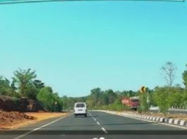 निसर्गाचा बळी महामार्गाच्या नावावर.- २ लाख – पर्यावरण संवर्धनाच्या नावाखाली कंत्राटदारांचा फक्त ‘फार्स’?उष्णतेची लाट रस्त्याच्या कडेला वाळवंट.