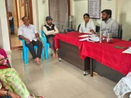 मडिलगे प्राथमिक आरोग्य उप. केंद्राची.- माझं गाव आरोग्य संपन्न गाव. अभियानाची बैठक.